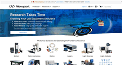 Desktop Screenshot of newport.com