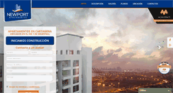 Desktop Screenshot of newport.com.co